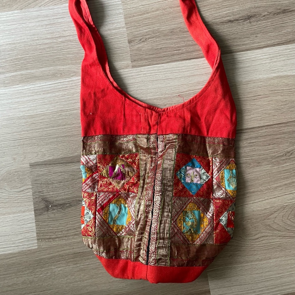 Authentic Indian Embroidered Satchel